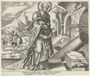 Maria
Maria Mater Dei (título sobre o objecto)
Oito mulheres famosas do Antigo e do Novo Testamento (título da série)