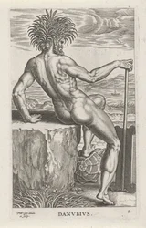Deus do rio Danúbio
Danvbivs (título sobre o objecto)
Deuses do rio e do mar (título da série)
Semideorum Marinorum amnicorumque sigillariae imagines perelegantes (título da série)