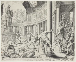 A destruição do templo de Ashtoreth, Chemosh e Milcom