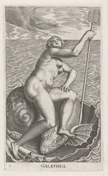 Waternimf Galatea
Galathea (título sobre o objecto)
Stroom- en waternimfen (título da série)
Nimpharum oceanitidum, ephydridum potamidum naiadum (título da série)