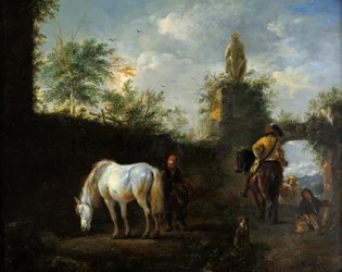 Um partido de Hawking, c.1665
