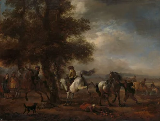 O cinzento balouçante, c.1660-1665 (óleo sobre painel)