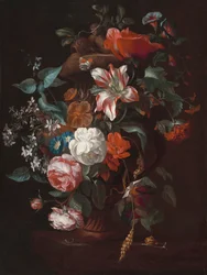 Flores em um vaso, c. 1700.