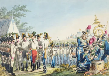 A nova infantaria leve imperial austríaca imperial após as guerras napoleônicas, c.1820