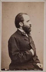 Retrato do maestro e compositor Angelo Mariani 1821-1873.