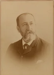 Retrato do compositor Camille Saint-Saëns 1835-1921.