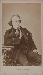 Retrato do pianista e compositor Henry Liitolff 1818-1891 .