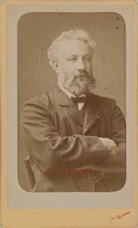 Retrato de Júlio Verne 1828-1905, c. 1870.