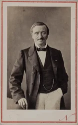 Retrato do compositor Antoine Elwart 1808-1877, ca 1860.