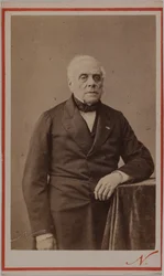 Retrato do compositor Daniel-François-Esprit Auber 1782-1871, c. 1870.