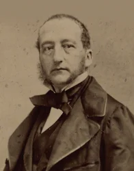 Retrato do pianista e compositor Sigismund Thalberg 1812-1871, ca 1860.