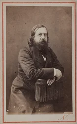 Retrato do poeta Théophile Gautier 1811-1872, 1872.