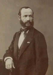 Retrato do violinista e compositor Henri Vieuxtemps 1820-1881, década de 1870.