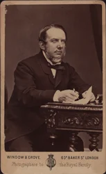Retrato do compositor Michael William Balfe 1808-1870.