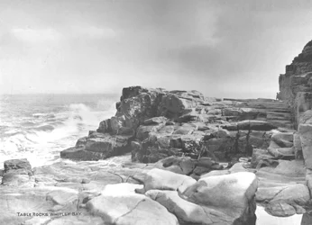 Rochas da tabela, baía de Whitley, 1907