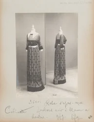 Página de Álbum: House of Worth, Vestido da Tarde