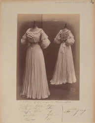 Página de Álbum: House of Worth, Vestido de Noite