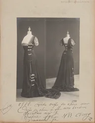 Página de Álbum: House of Worth, Vestido de Noite