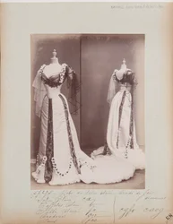 Página de Álbum: House of Worth, Vestido de Noite