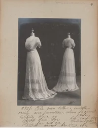 Página de Álbum: House of Worth, Bata o Chá