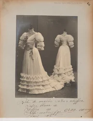 Página de Álbum: House of Worth, Vestido de Noiva