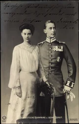 Príncipe herdeiro alemão com a noiva, Friedrich Wilhelm, RPH