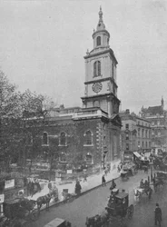Igreja de St Botolph-sem-Bishopsgate, cidade de Londres, c1890 1911