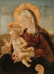 Madona e Menino, c.1475 (têmpera sobre painel transferida para tela)