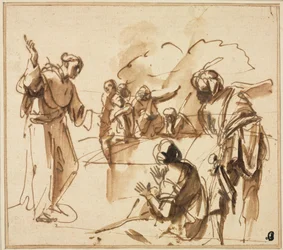 Pregação da monge, meados do século XVII.