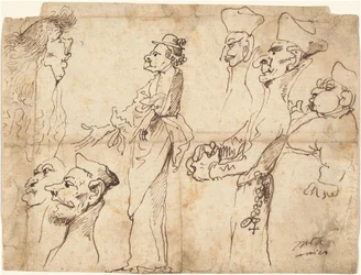 Caricaturas de clérigos e sacerdotes