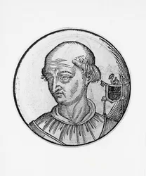 Retrato de Bento VIII (Teófilo III do Tosculo, cerca de 980-1024)