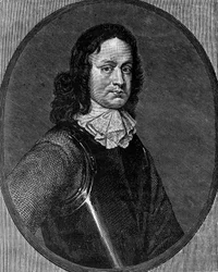 Retrato de John Hampden (cerca de 1595-1643), político inglês, gravura