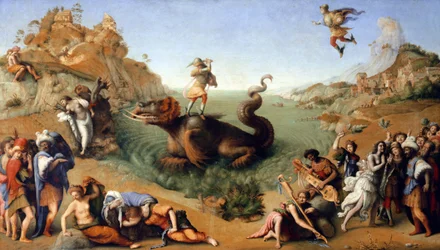 Perseus Freeing Andromeda (1510, óleo sobre tela)
