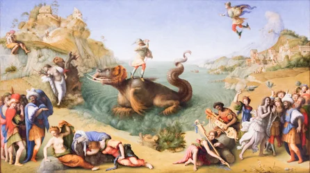 Perseus libertando Andrómeda