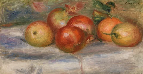 Maçãs, laranja e limão