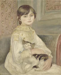 Julie Manet, também conhecida como A criança com o gato