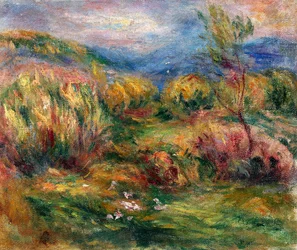 Paisagem perto de Cagnes-sur-Mer