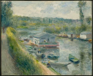 Barco-lavandaria em Bas-Meudon