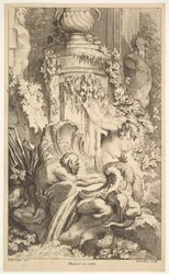 Naiades, Tritons e o Banho de Priap, 1736.