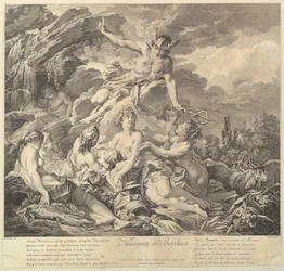 Naissance de Bacchus Nascimento de Baco, século XVIII.