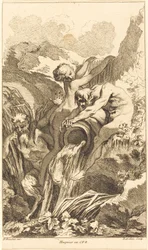 Sátiro, Ninfa e Deus do Rio, em ou após 1736.
