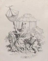 Água, de Os Quatro Elementos, 1738-49.