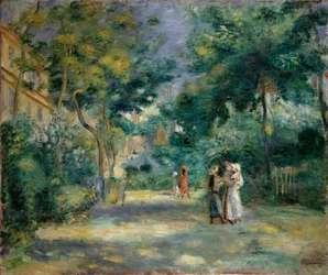 Um jardim em Montmartre, 1890-1899