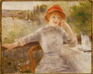 Alphonsine Fournaise (óleo sobre tela)