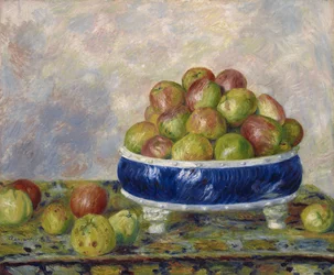 Maçãs em um prato, 1883