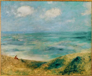 Au bord de la mer a Guernsey (óleo sobre tela)