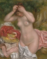 Banhando seu cabelo, 1893