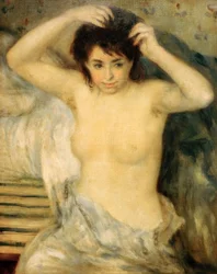 Busto de uma mulher