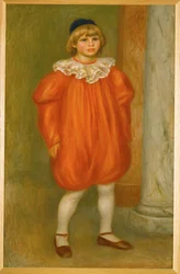 Claude Renoir em palhaço (óleo sobre tela)