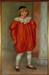 Claude Renoir en clown Painting by Pierre Auguste Renoir (1841-1919) 1909 Sun. 0,77x1,2 m Paris, musee de l